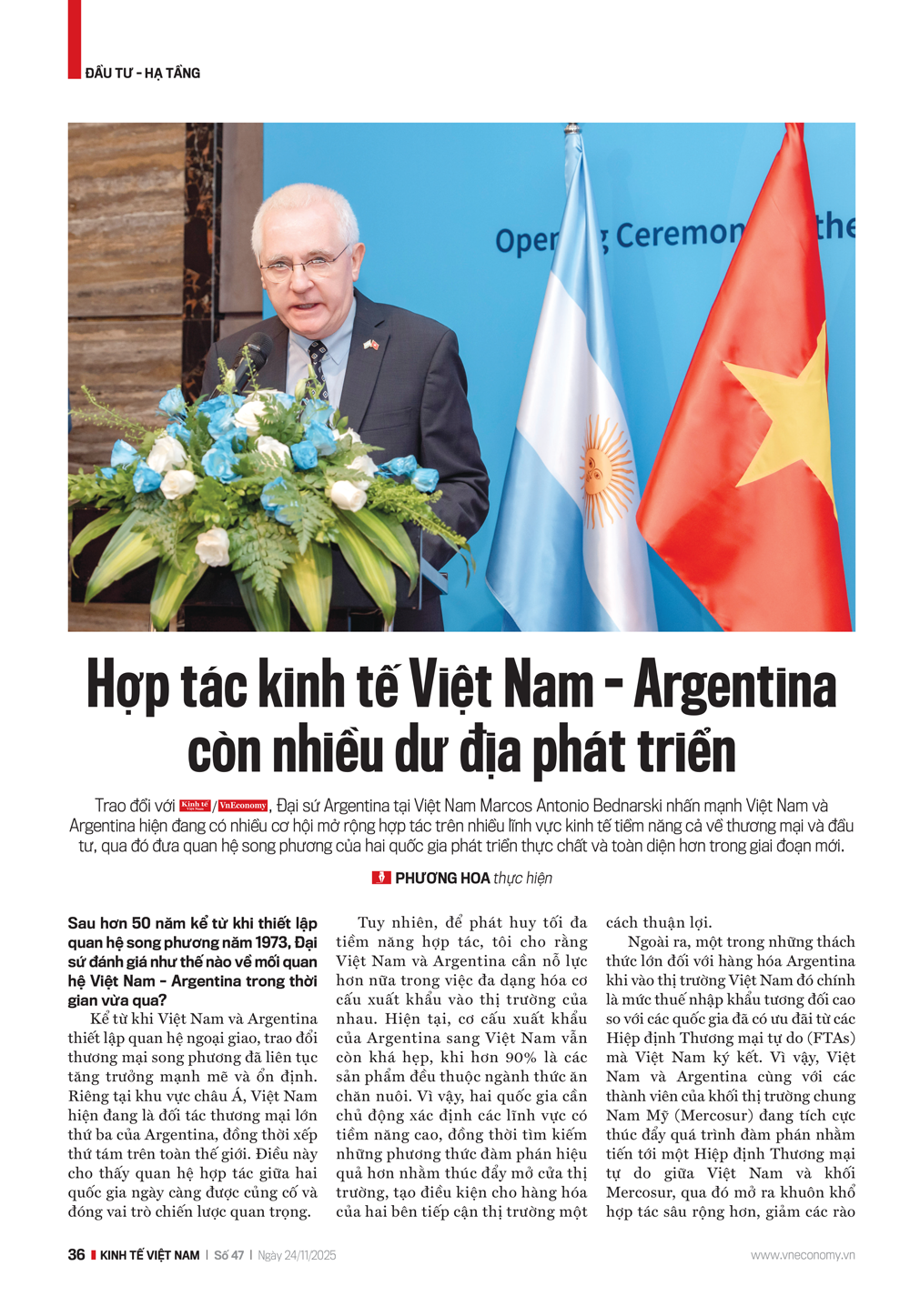 Hợp tác kinh tế Việt Nam - Argentina còn nhiều dư địa phát triển - Ảnh 7