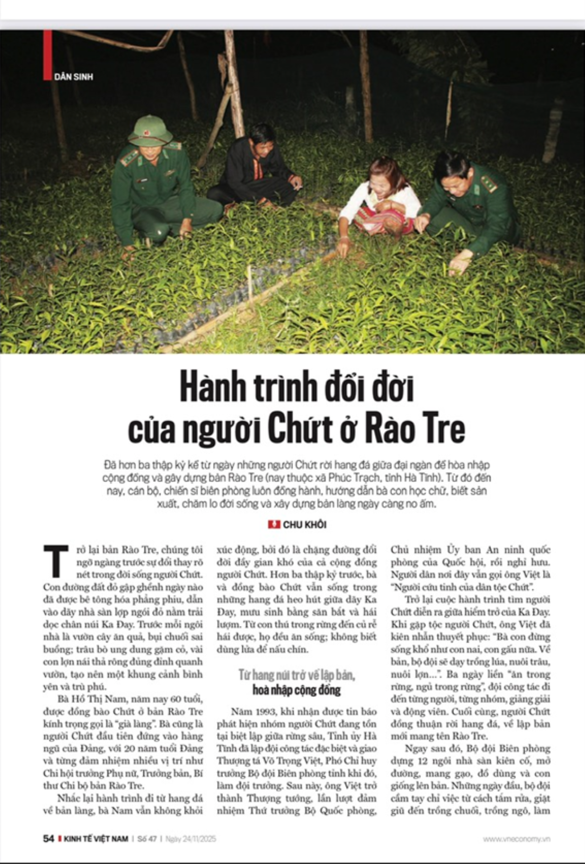 Hành trình đổi đời của người Chứt ở Rào Tre - Ảnh 1