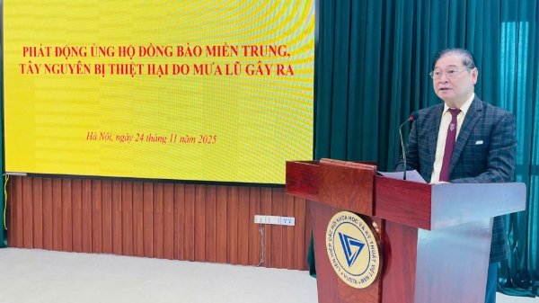 Đoàn Chủ tịch Liên hiệp Hội Việt Nam phát động ủng hộ đồng bào miền Trung, Tây Nguyên