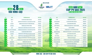 28 đội thi xuất sắc nhất bước vào vòng loại cuộc thi Sáng tạo UAV Cup PV GAS 2025 