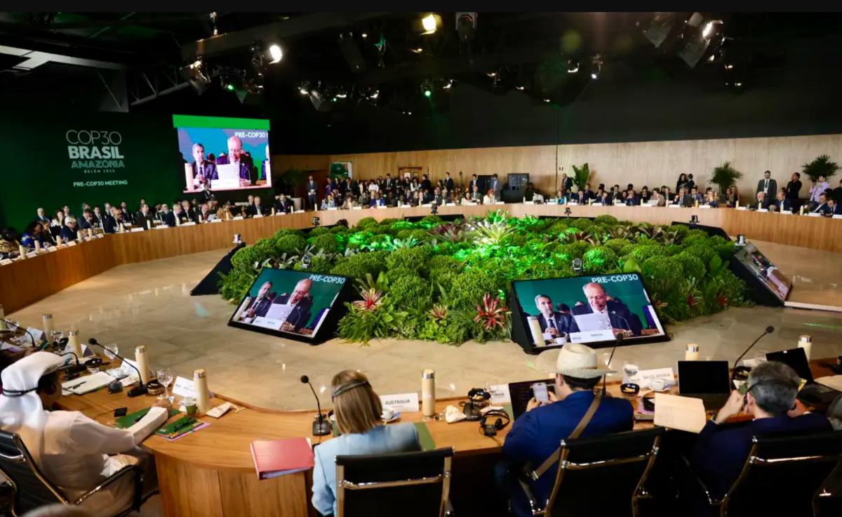 COP30 vừa kết thúc đã tạo ra một số tiến triển trong cuộc chiến chống khủng hoảng khí hậu toàn cầu. Nguồn ảnh: Agenciabrasi