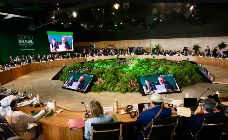 COP30 vừa kết thúc đã tạo ra một số tiến triển trong cuộc chiến chống khủng hoảng khí hậu toàn cầu. Nguồn ảnh: Agenciabrasi