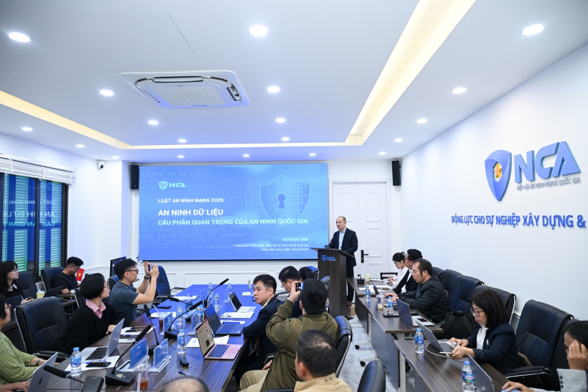 Tọa đàm “Luật An ninh mạng 2025: Bước tiến bảo vệ an ninh dữ liệu”. 