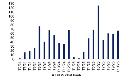 Hoạt động mua lại trái phiếu giảm mạnh, Bất động sản tăng tốc phát hành