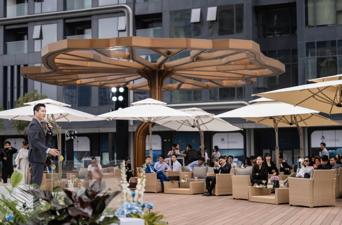 Đại
diện Masterise Homes chia sẻ tại sự kiện.