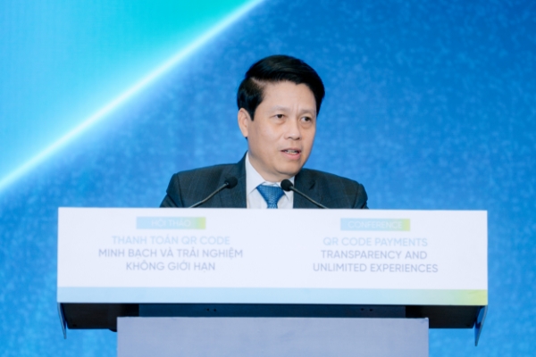 Phó Thống đốc Phạm Tiến Dũng phát biểu tại hội thảo.