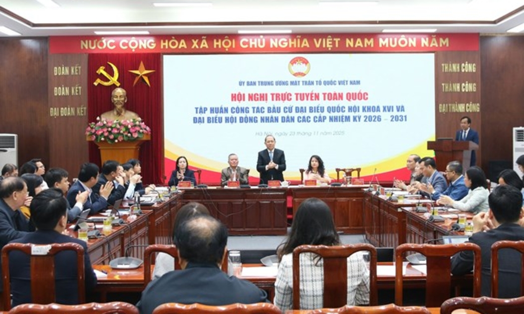  Quang cảnh Hội nghị. Ảnh: Mặt trận.