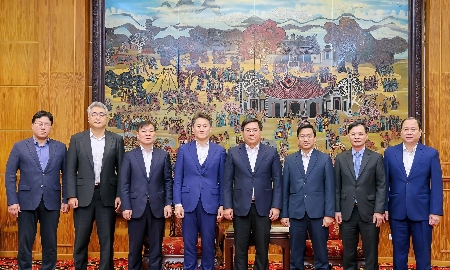 Lãnh đạo tỉnh làm việc với đối tác nước ngoài. (Nguồn ảnh: UBND tỉnh Phú Thọ)