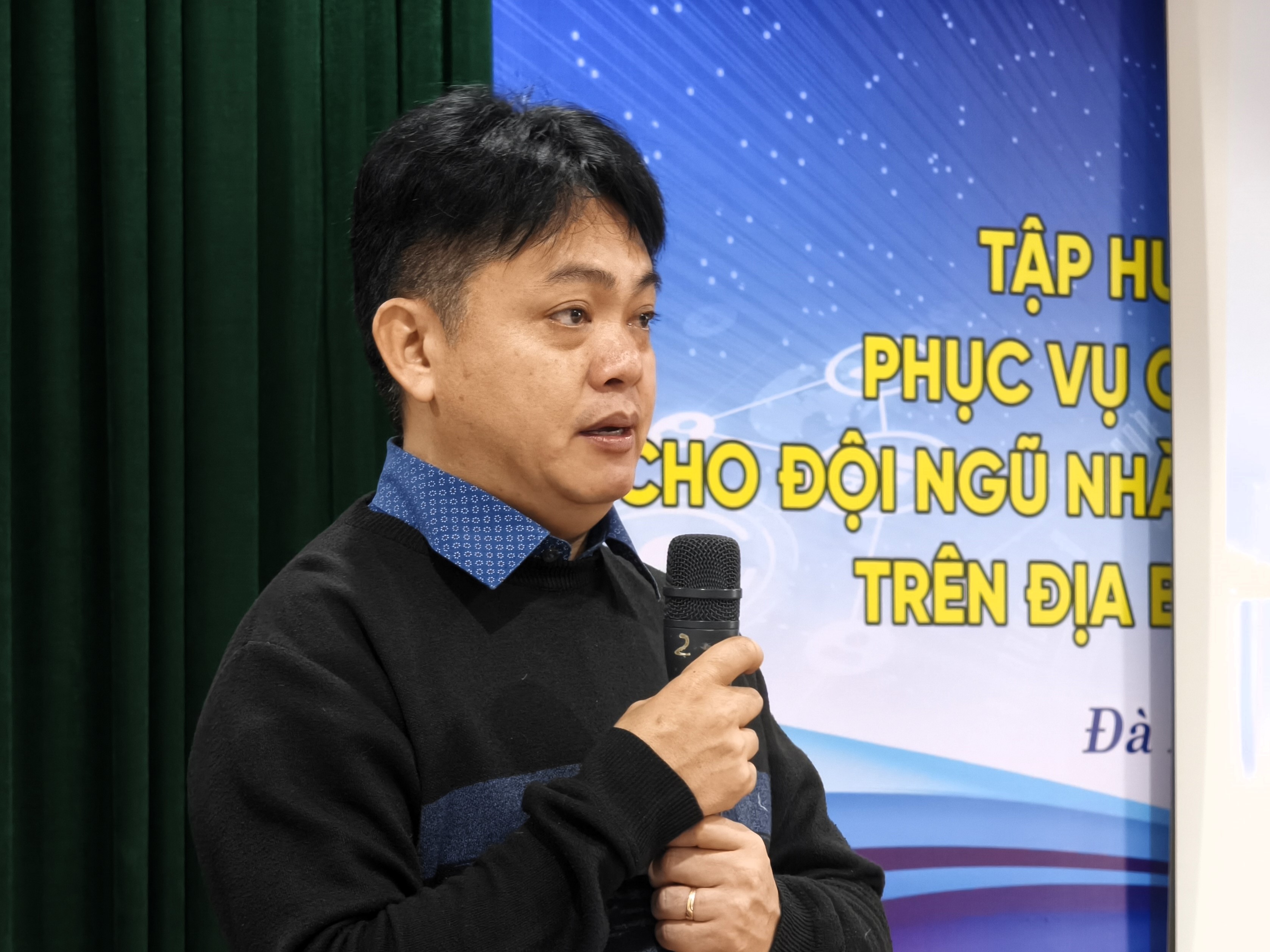 Tiến sĩ Trịnh Công Duy - Giảng viên cao cấp về AI của Tập đoàn Microsoft. (Ảnh: Quang Hiếu)