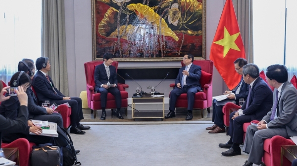 Thủ tướng tiếp và làm việc với lãnh đạo phía Nhật Bản tham dự Diễn đàn hợp tác địa phương Việt – Nhật