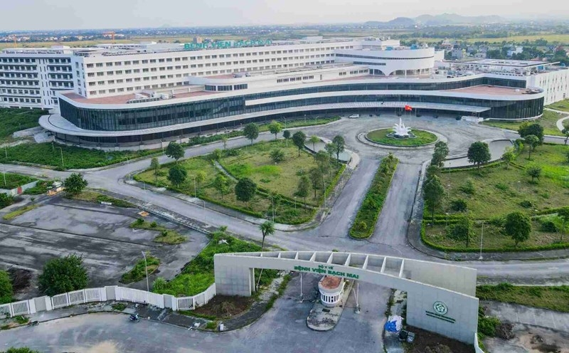 Dự án đầu tư xây dựng cơ sở 2 Bệnh viện Bạch Mai tại Ninh Bình. Ảnh: Internet.