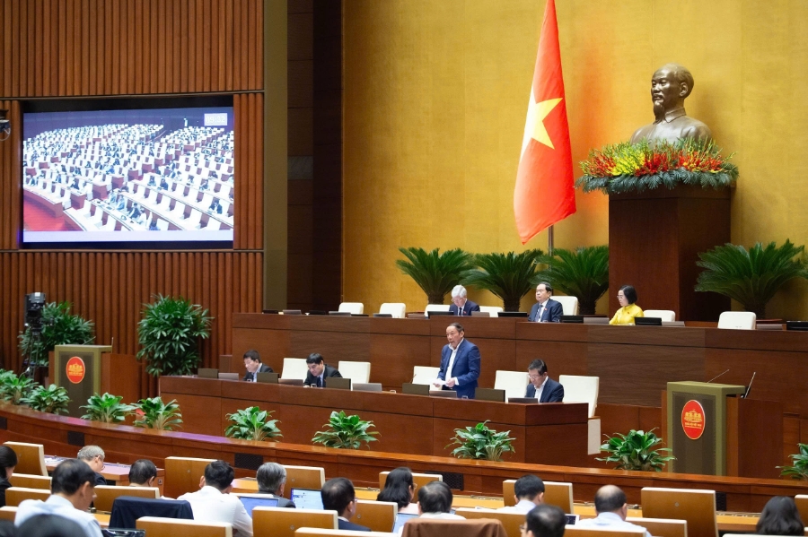 Toàn cảnh Hội trường. Ảnh: Quốc hội.