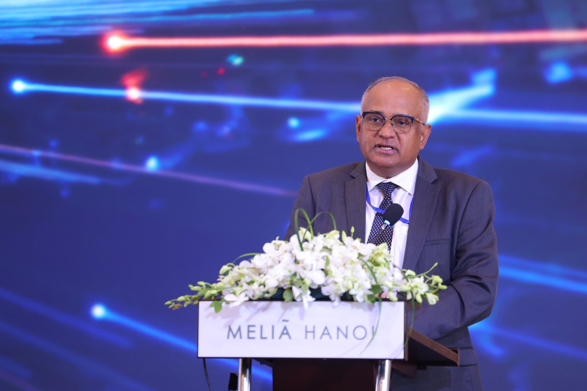 Ông Shantanu Chakraborty, Giám đốc Quốc gia ADB tại Việt Nam phát biểu tại sự kiện.