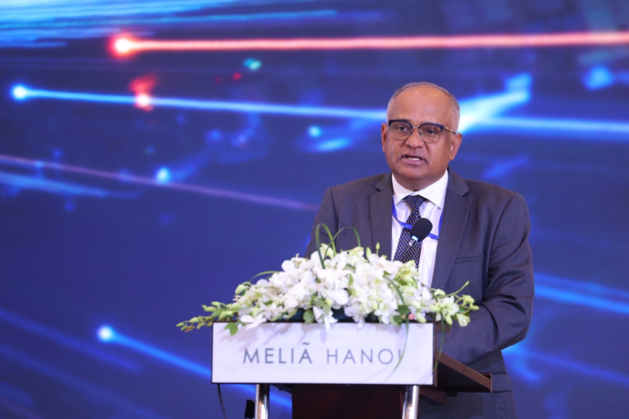 Ông Shantanu Chakraborty, Giám đốc Quốc gia ADB tại Việt Nam phát biểu tại sự kiện.