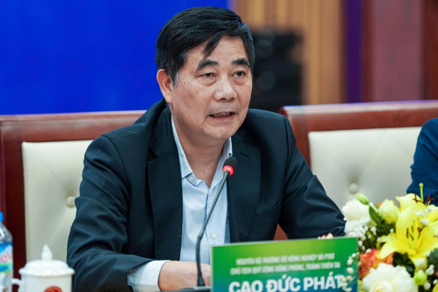 TS. Cao Đức Phát, Chủ tịch Hội đồng quản lý Quỹ Cộng đồng Phòng, tránh thiên tai.
