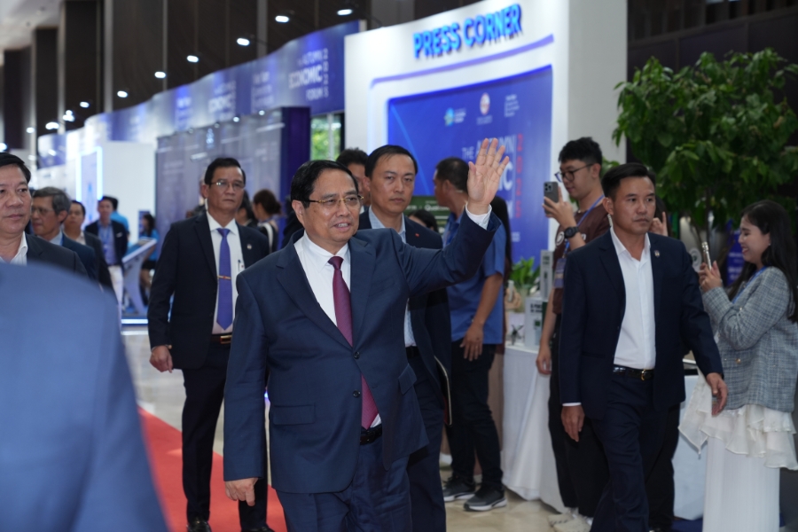 Thủ tướng Phạm Minh Chính đến dự Diễn đàn Kinh tế mùa Thu.