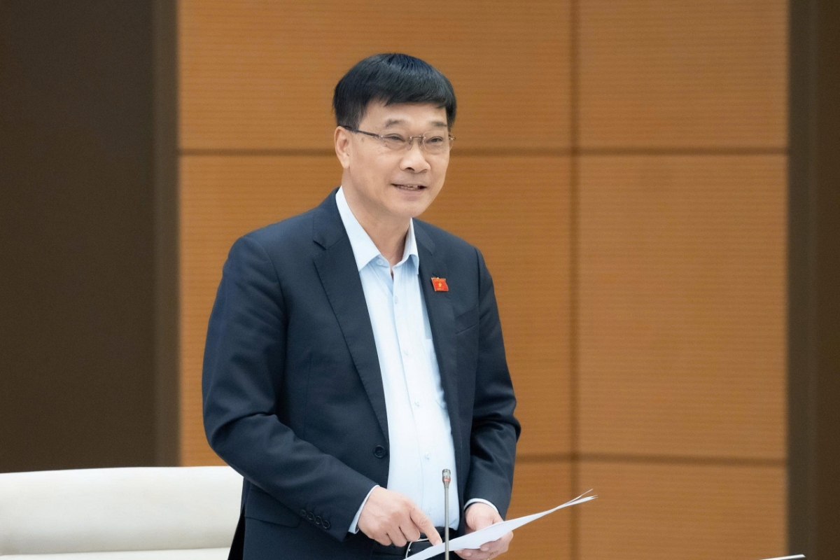 Phó Chủ tịch Quốc hội Vũ Hồng Thanh kết luận nội dung thảo luận.