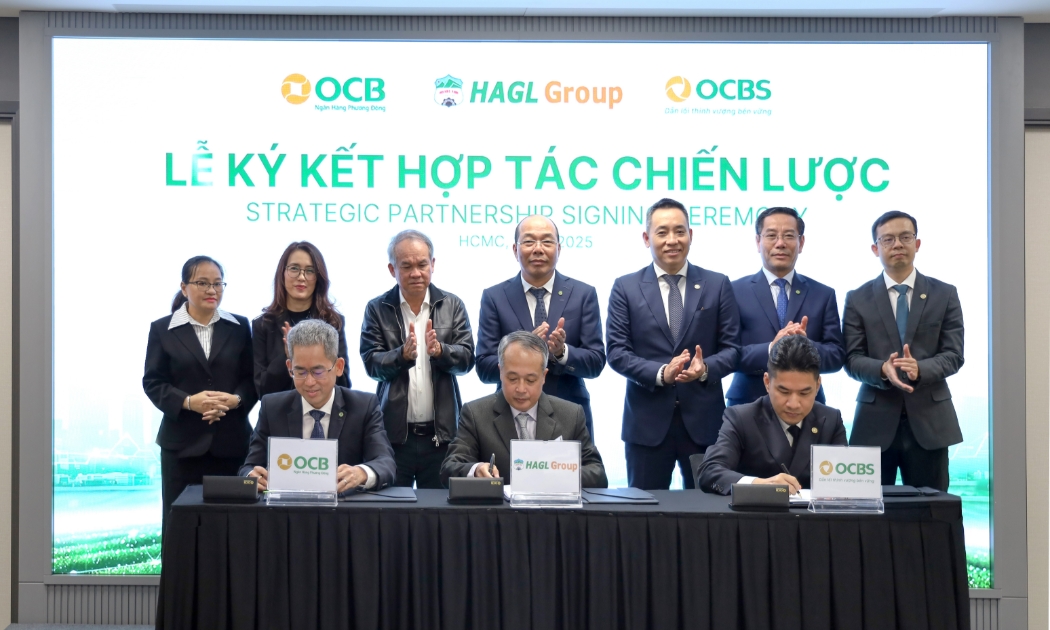 Hợp tác chiến lược giữa OCB, OCBS và HAGL: Bước tiến mới thúc đẩy tài chính xanh