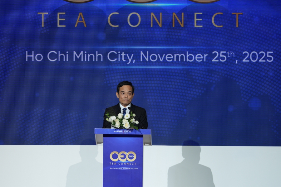 Bí thư Thành ủy  TP. Hồ Chí Minh Trần Lưu Quang phát biểu tại sự kiện.