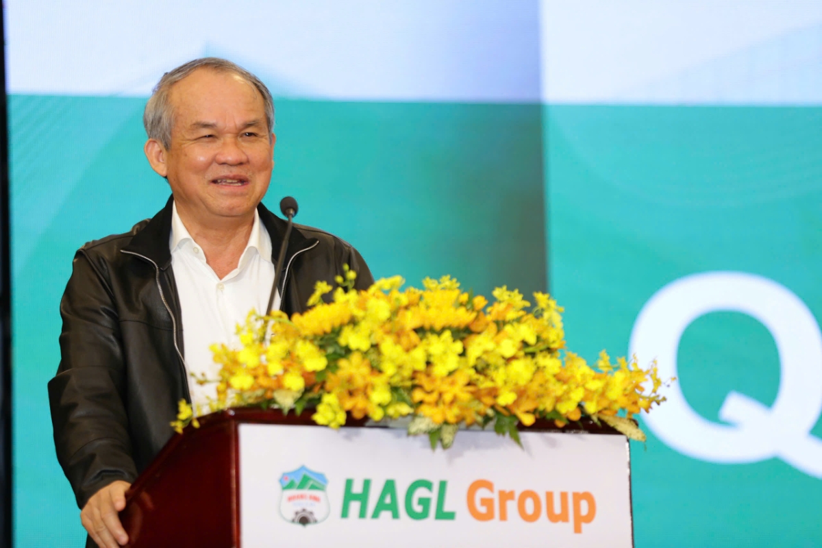 Ông Đoàn Nguyên Đức, Chủ tịch HĐQT HAGL chia sẻ tại sự kiện.