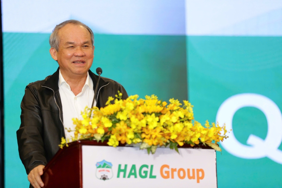 Ông Đoàn Nguyên Đức, Chủ tịch HĐQT HAGL chia sẻ tại sự kiện.