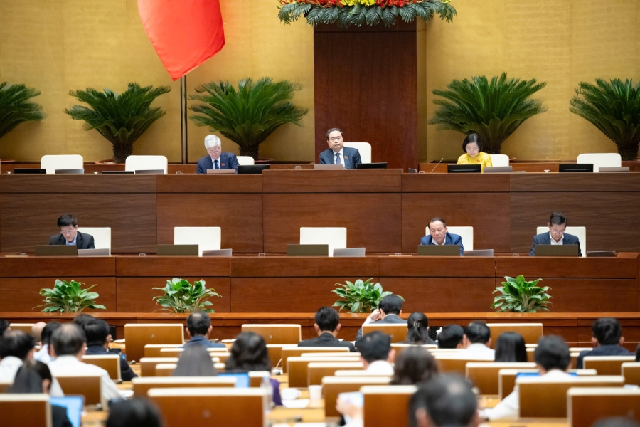 Quang cảnh phiên họp. Ảnh: Quốc hội.