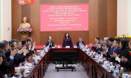 Đưa mối quan hệ đoàn kết nhân dân Việt Nam - Trung Quốc lên tầm cao mới