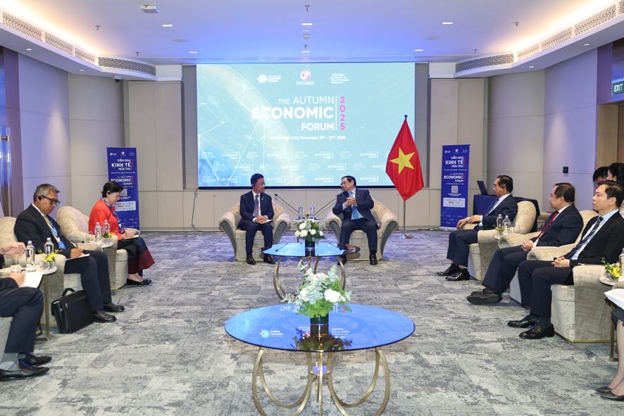 Thủ tướng khẳng định Việt Nam sẵn sàng tiếp tục đồng hành cùng Campuchia trong hành trình xây dựng nền kinh tế số, xã hội số - Ảnh: VGP/Nhật Bắc.