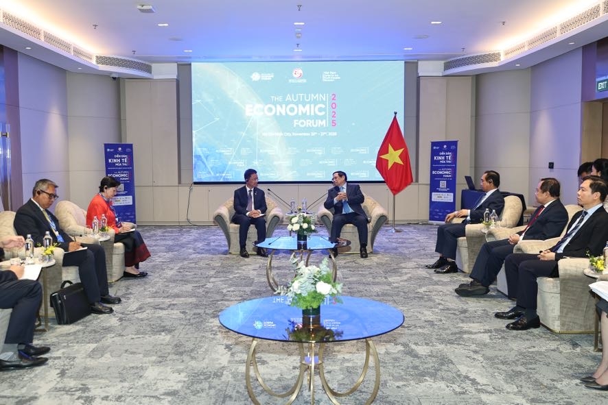 Thủ tướng khẳng định Việt Nam sẵn sàng tiếp tục đồng hành cùng Campuchia trong hành trình xây dựng nền kinh tế số, xã hội số - Ảnh: VGP/Nhật Bắc.