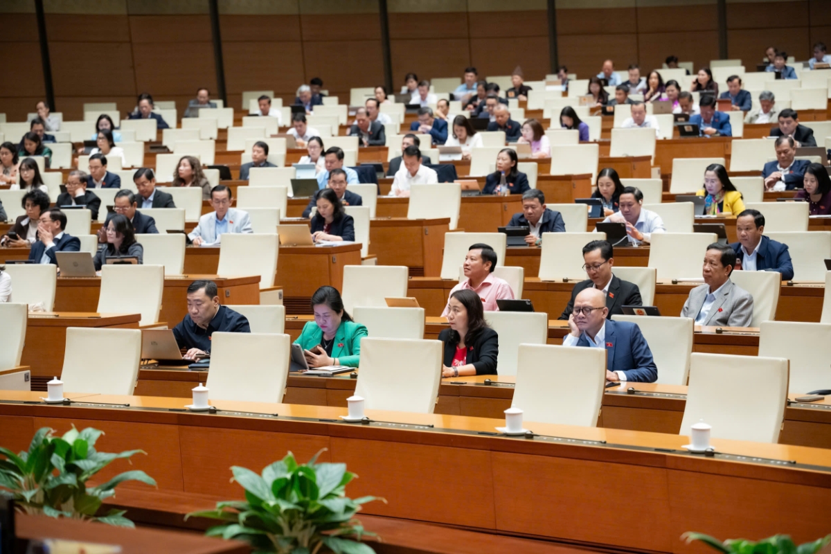 Các đại biểu tham dự phiên họp. Ảnh: Quốc hội.