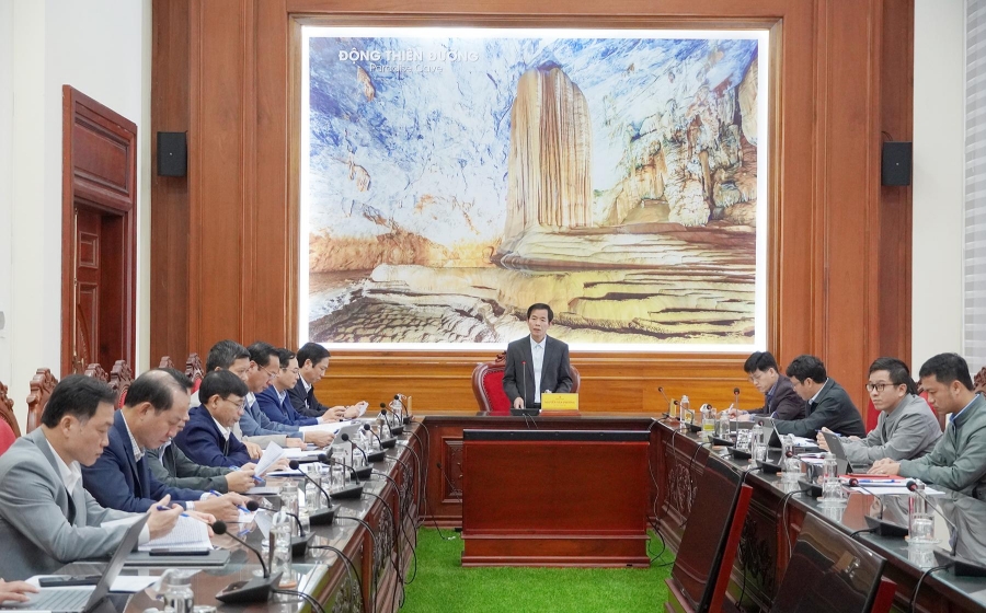 Bí thư Tỉnh ủy làm việc với các sở, ngành liên quan về Trung tâm điều hành thông minh IOC