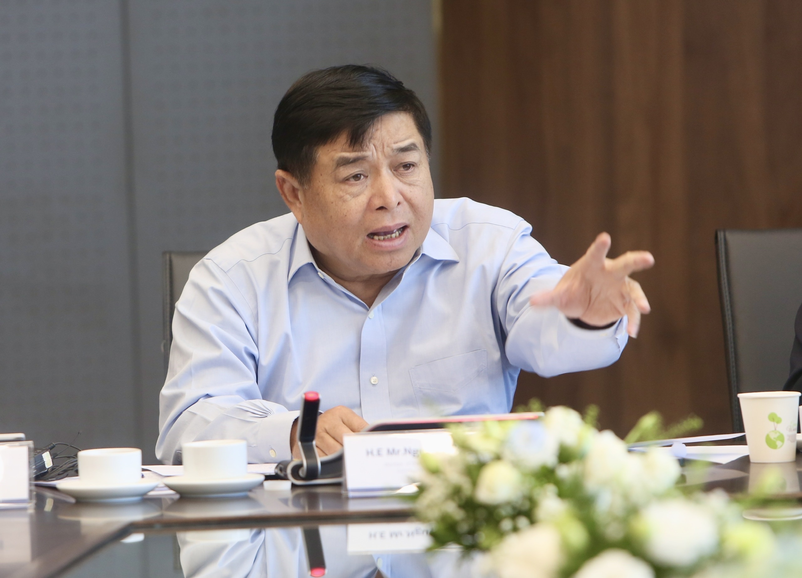 Phó Thủ tướng Nguyễn Chí Dũng phát biểu chỉ đạo tại cuộc làm việc với Mạng lưới Đổi mới sáng tạo và các chuyên gia về công nghệ chiến lược ngày 26/11 tại NIC.