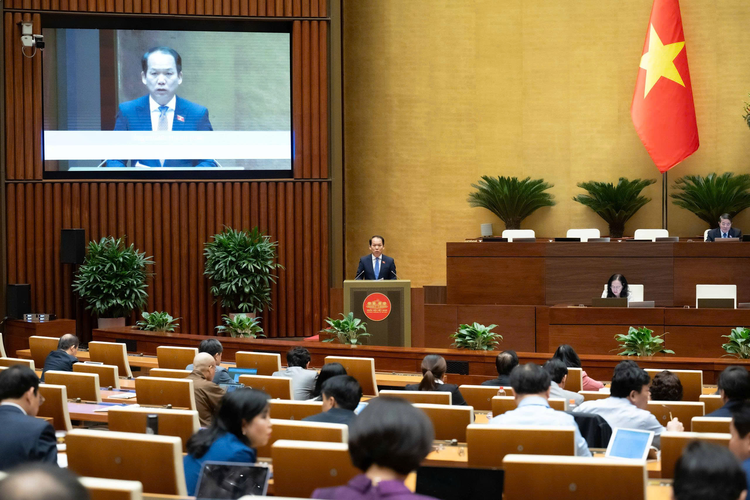 Toàn cảnh Hội trường. Ảnh: Quốc hội.