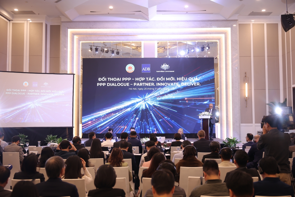 Toàn cảnh chương trình Đối thoại cấp cao về PPP năm 2025. 