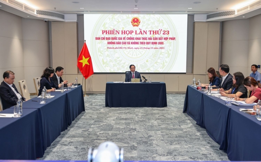 Thủ tướng Phạm Minh Chính chủ trì phiên họp. Ảnh: VPG.