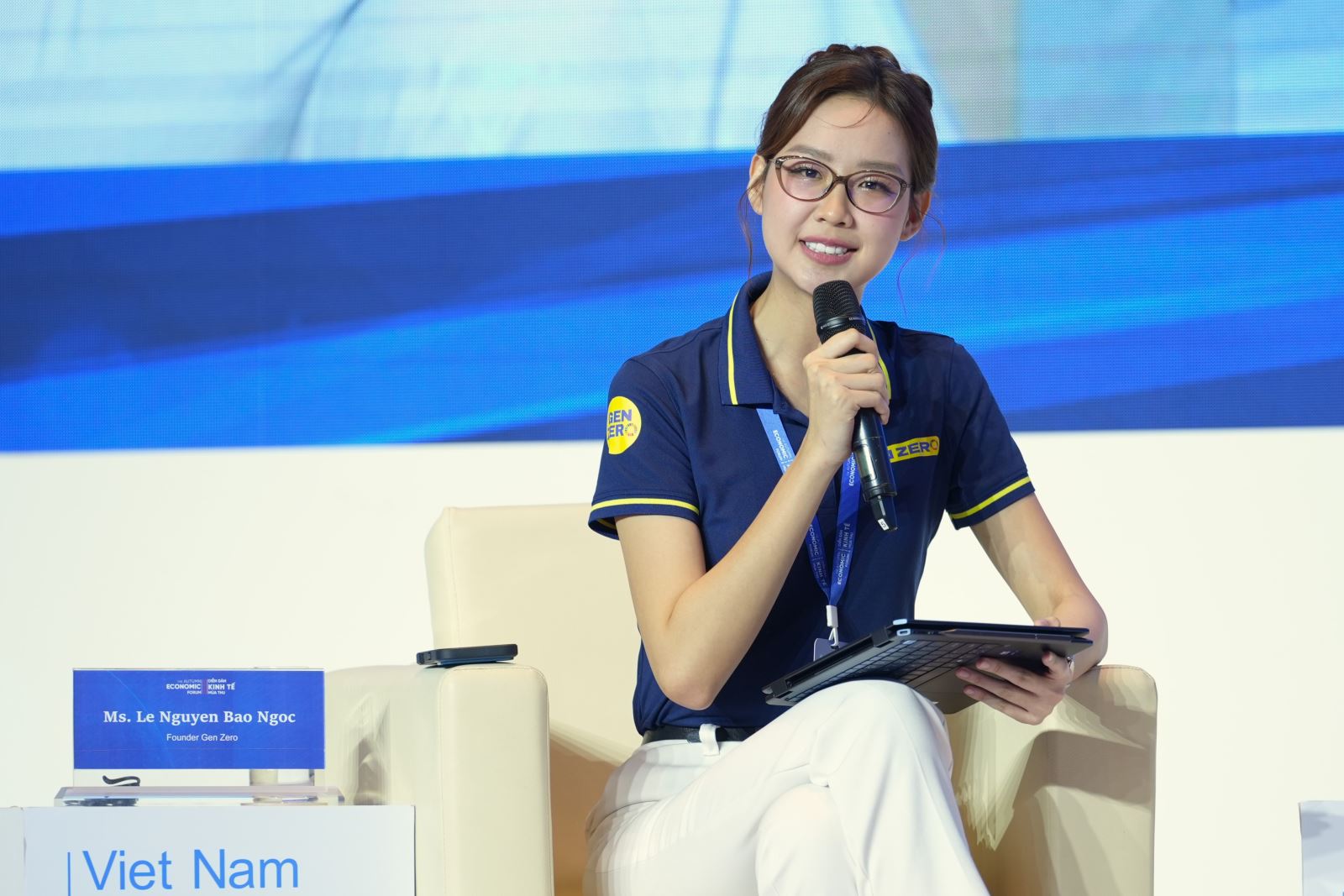 Lê Nguyễn Bảo Ngọc, Nhà sáng lập dự án Gen Zero kiêm Miss World Vietnam.