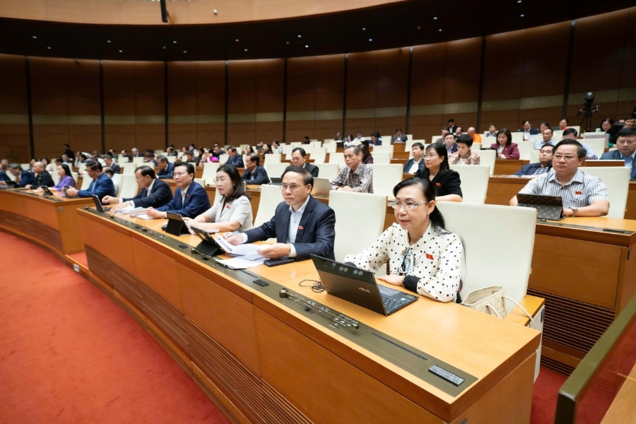 Các đại biểu tại Phiên họp. Ảnh: Quốc hội.