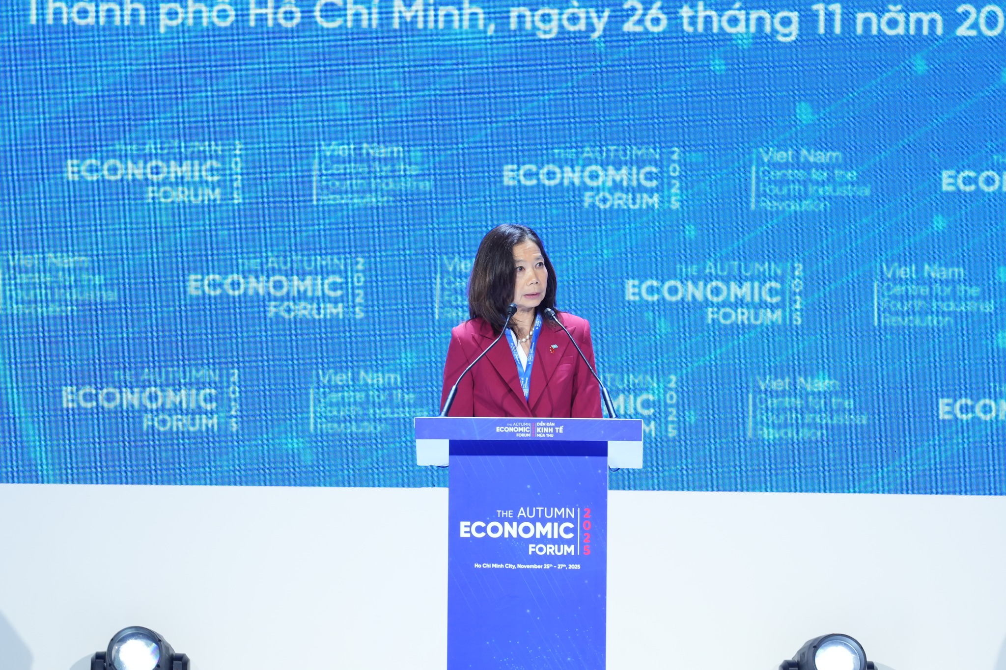 Bà Pauline Tamesis, Điều phối viên thường trú Liên Hợp Quốc tại Việt Nam.