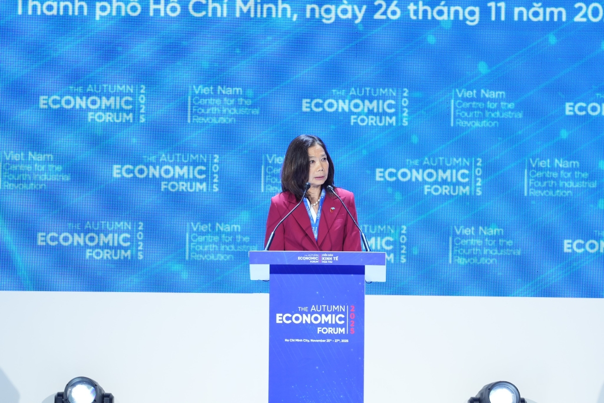 Bà Pauline Tamesis, Điều phối viên thường trú Liên Hợp Quốc tại Việt Nam.