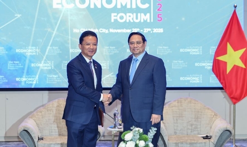 Thủ tướng tiếp Bộ trưởng Bộ Công nghiệp, Khoa học và Đổi mới công nghệ Campuchia