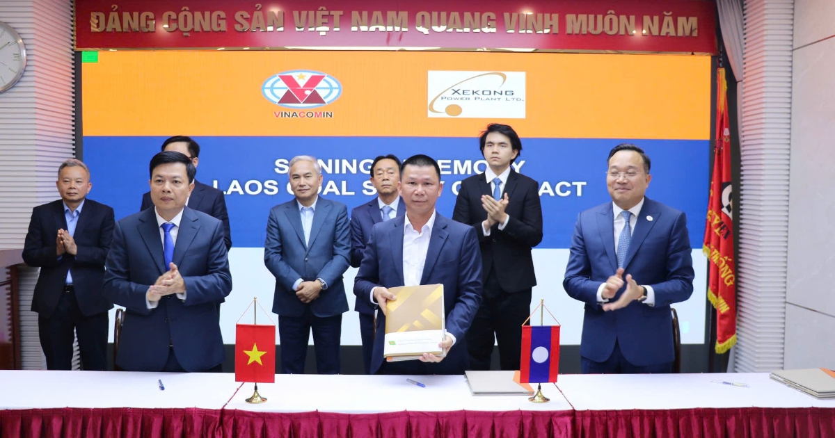 TKV ký hợp đồng mua than với đối tác Xekong: Bước tiến mới trong hợp tác năng lượng Việt Nam - Lào