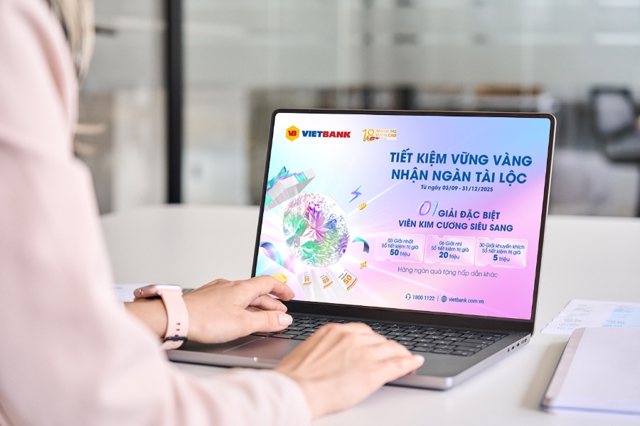 Chương trình “Tiết kiệm vững vàng, nhận ngàn tài lộc” thu hút hàng chục nghìn khách hàng tham dự.