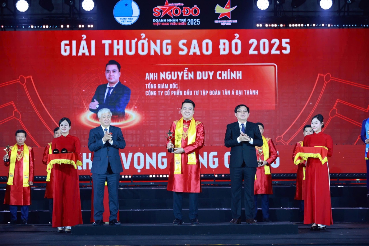 Doanh nhân Nguyễn Duy Chính chia sẻ về giải thưởng Sao Đỏ 2025.