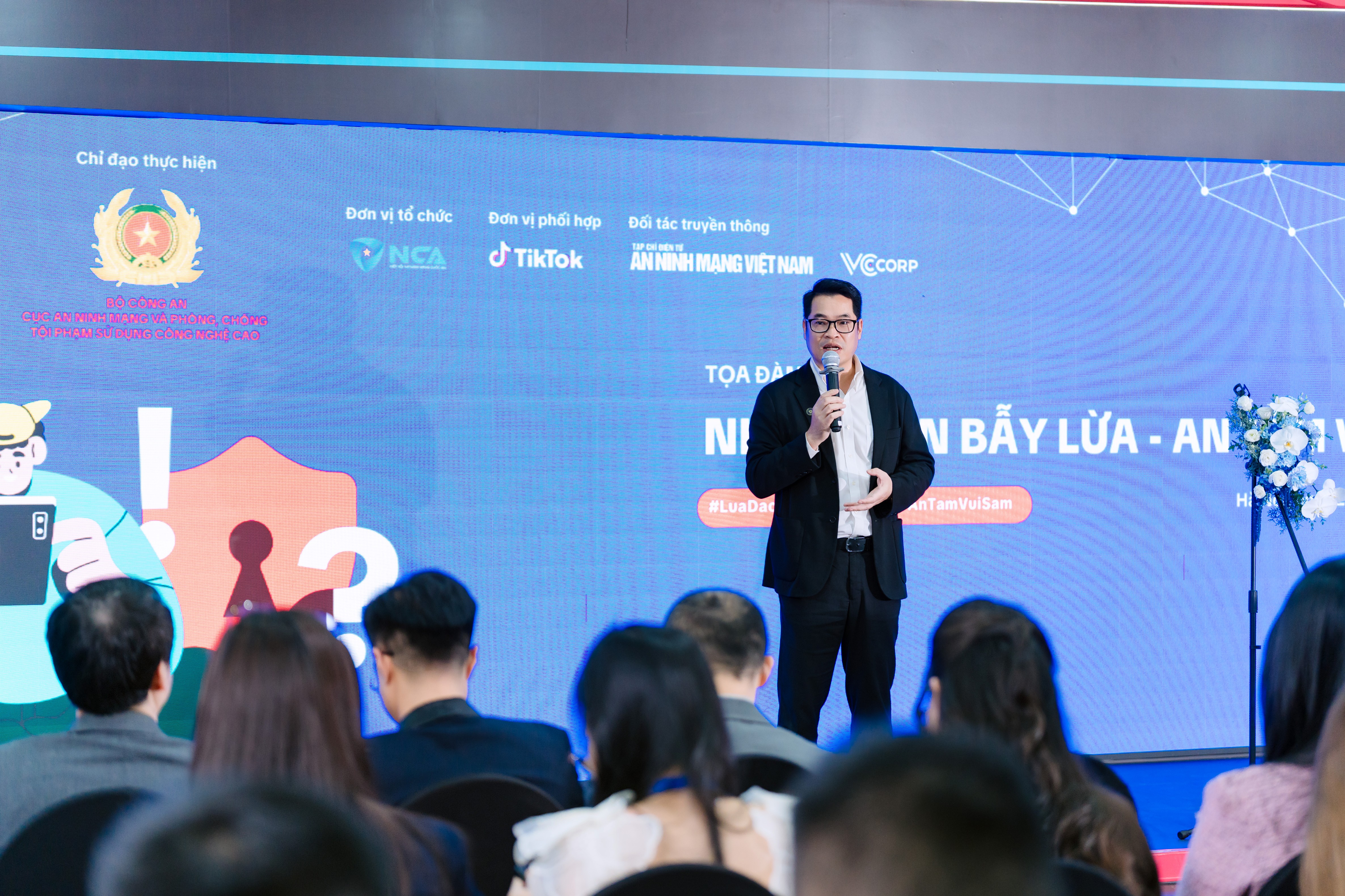 Ông Vũ Duy Hiền, Phó Tổng Thư ký kiêm Chánh Văn phòng Hiệp hội An ninh mạng Quốc gia (NCA). 