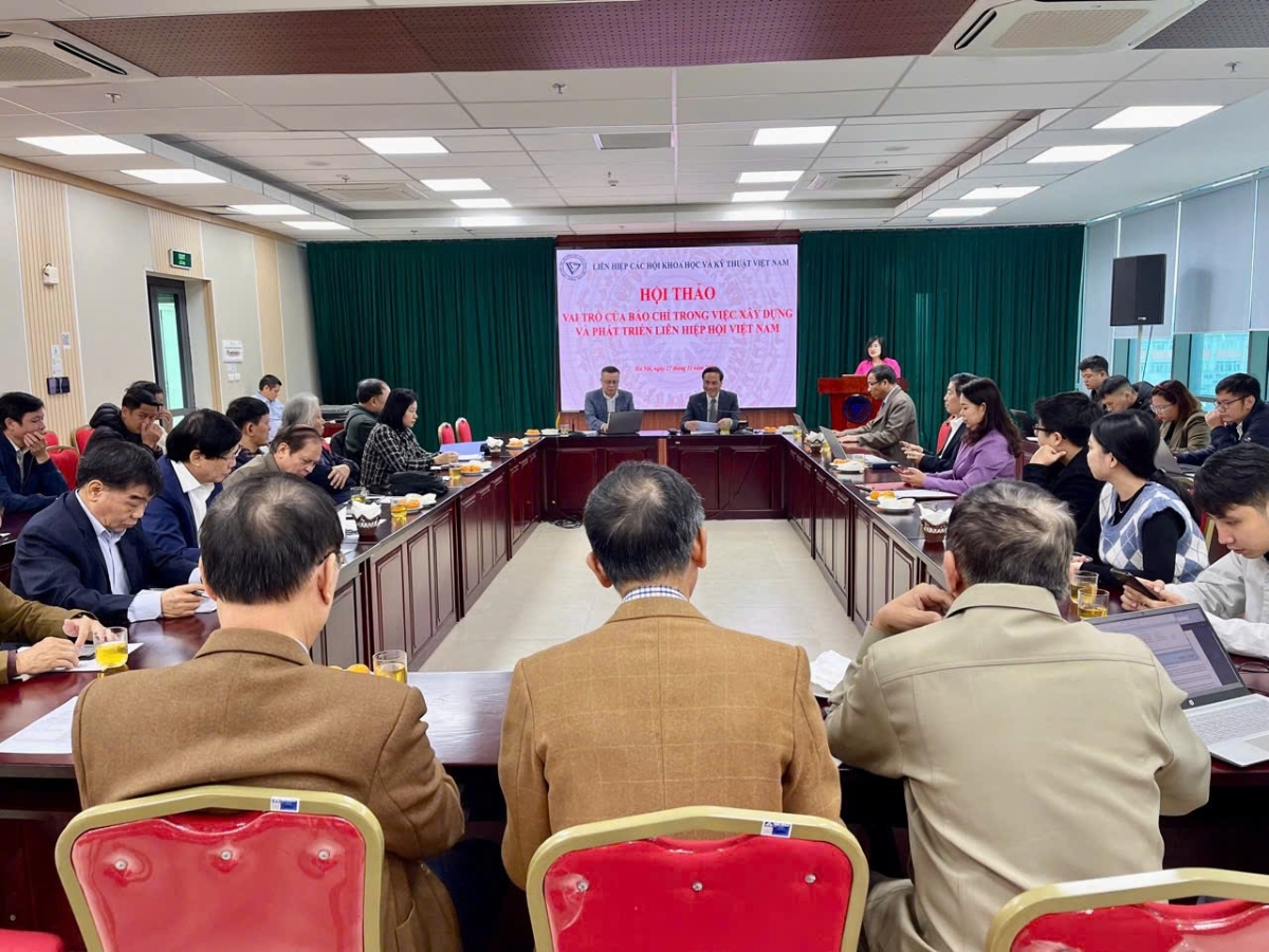 Hội thảo "Vai trò của báo chí trong việc xây dựng và phát triển Liên hiệp các Hội Khoa học và Kỹ thuật Việt Nam".