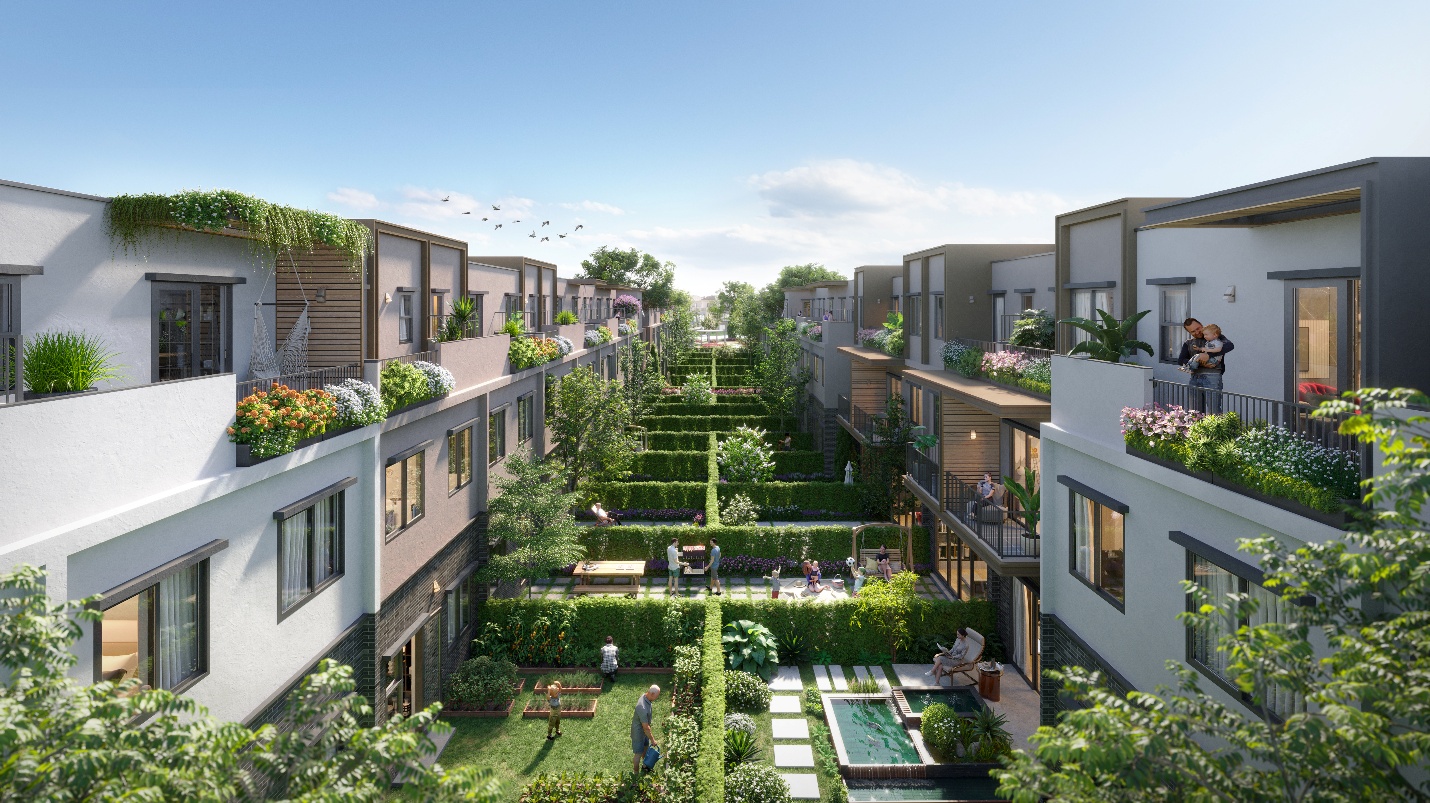 Phân khu Izumi Canaria được quy hoạch thân thiện để mỗi ngày ở đây đều ngập tràn năng lượng tươi mới như mùa Xuân.