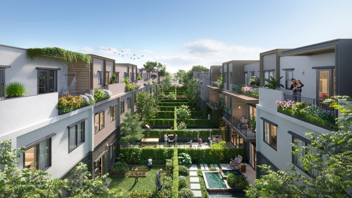 Phân khu Izumi Canaria được quy hoạch thân thiện để mỗi ngày ở đây đều ngập tràn năng lượng tươi mới như mùa Xuân.