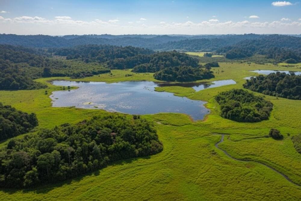Vườn Quốc gia Cát Tiên (Đồng Nai) được UNESCO công nhận là Khu dự trữ sinh quyển thế giới.