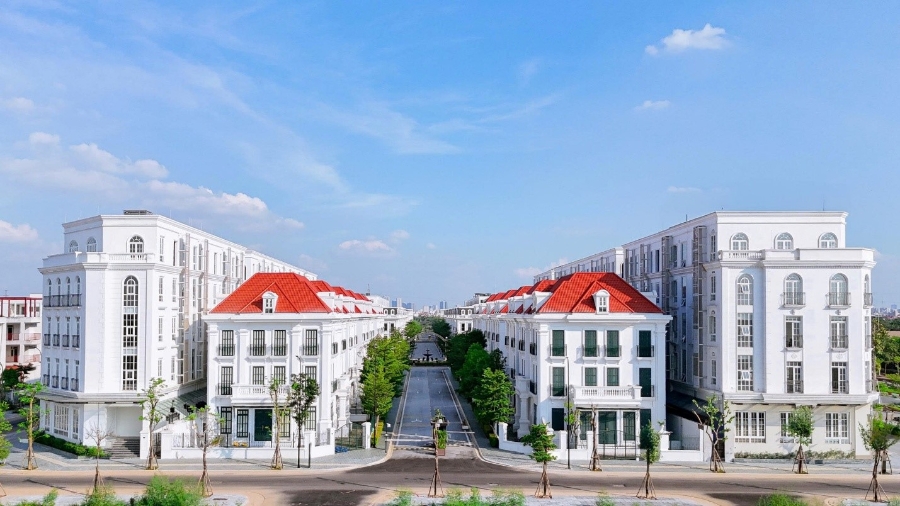 Dự án Avenue Garden trên đại lộ Tây Thăng Long - tuyến huyết mạch dự kiến thông xe vào quý 2/2026.