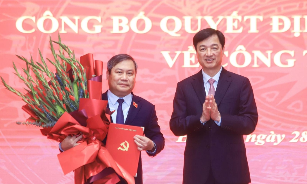 Ông Vũ Đại Thắng nhận quyết định làm Phó Bí thư Thành ủy Hà Nội